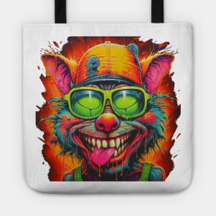 Rat Fink colorful art Tote