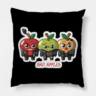 Bad Apples - Cute Kawaii Group Pillow
