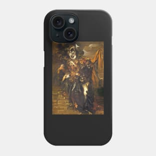 SURREAL BEGGAR WOMAN ON HALLOWEEN Phone Case