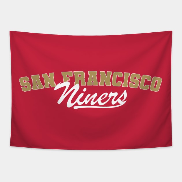 San Francisco Niners Tapestry by Nagorniak