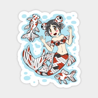 Goldfish Mermaid (Telescope, Demekin) Magnet