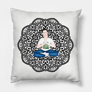 mandala. Serene casual Pillow