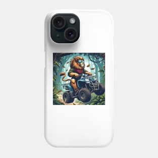 Bad ass lion Phone Case