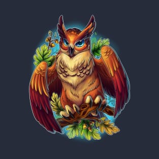 Oak Tree Owl T-Shirt