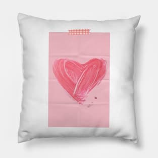 Pink Heart Pillow