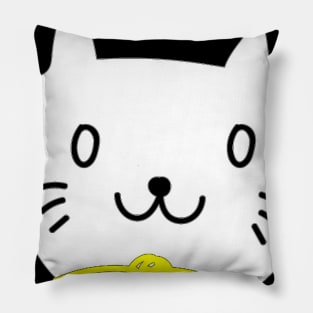 cat lover t-shirt Pillow