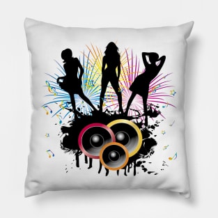 Disco Figures Pillow