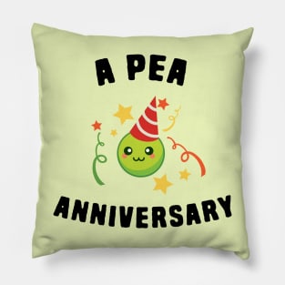 Funny Happy Anniversary Pun Pillow