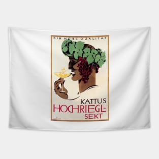 KATTUS HOCHRIEGL SEKT by Joseph Binder Wine Art Deco Lithograph Poster Tapestry