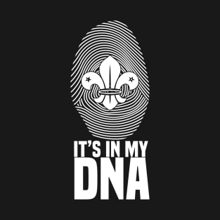 Scouting is in my DNA Fleur de lis Scout law T-Shirt