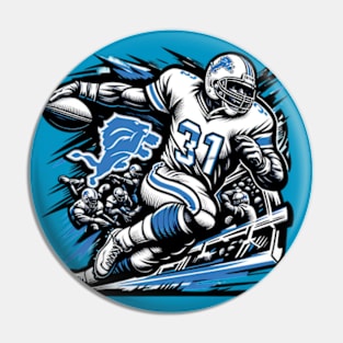 Fight For Detroit Pin