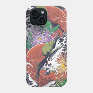 Spawning Salmon Phone Case