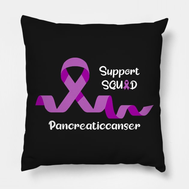 In November We Wear Purple Pancreatic Cancer Awareness Pillow by TrendyStitch