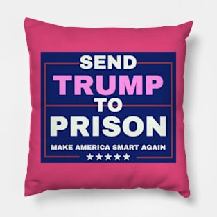 Joe Biden Harris 2024-anti trump  SEND TRUMP TO PRISON Pillow