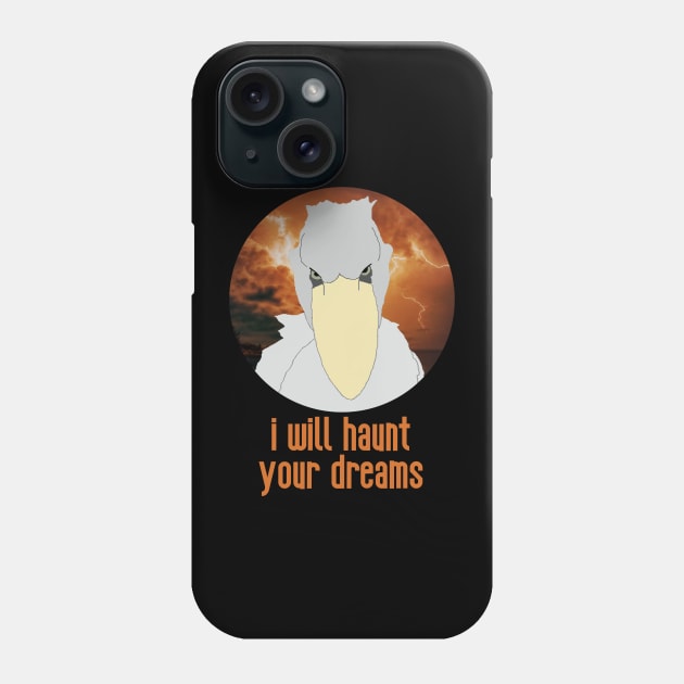 Shoebill Storks Nightmare Birds Phone Case by RevolutionInPaint