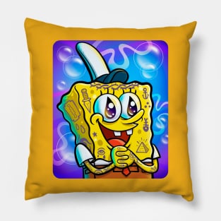 Spongebob Tattooed Squarepants Pillow