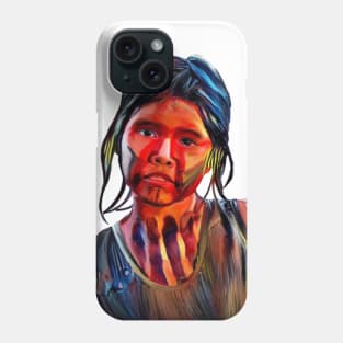 Chica indigena Phone Case