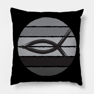 Ichthys Fish Christianity Pillow