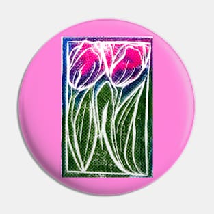 Pink Tulips Pin