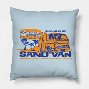 Sunrise Surf Sand Van Pillow