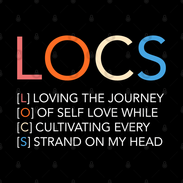 Locs Acronym Celebration by blackartmattersshop