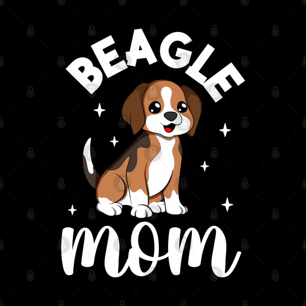 Beagle Mom - Beagle by Modern Medieval Design