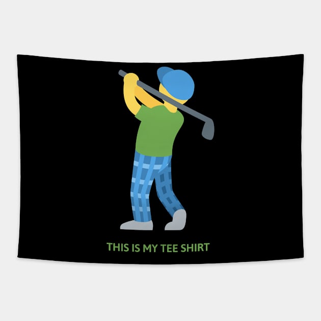 Young Golf Enthusiasts: Swinging into Youthful Passion Tapestry by neverland-gifts