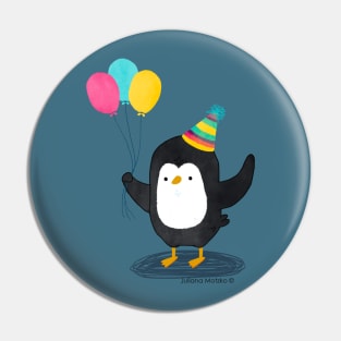 Birthday Penguin Pin