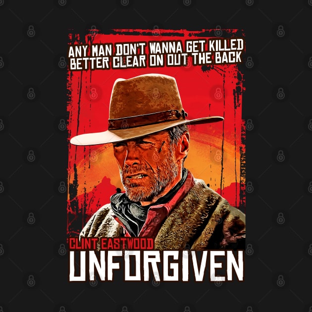 Clint Eastwood Unforgiven Design by HellwoodOutfitters