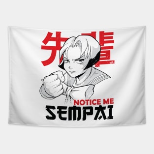 Notice me Sempai Tapestry