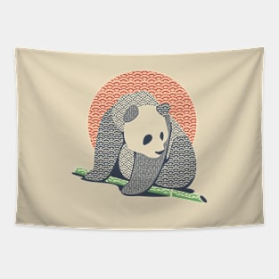 Japanese Pattern Tattooed Panda by Tobe Fonseca Tapestry