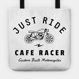 just ride cafe racer Tote