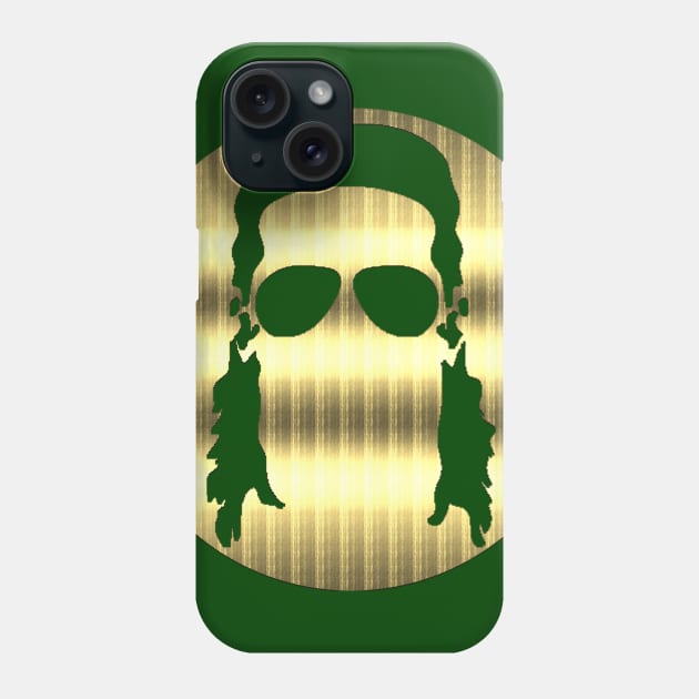 The Mullet Show Silhouette - Gold Phone Case by TheMulletShow