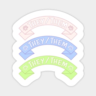 They/Them Assorted Magnet