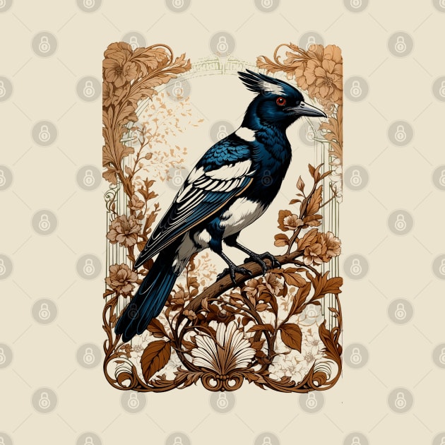 Victorian Magpie by CatCoconut-Art
