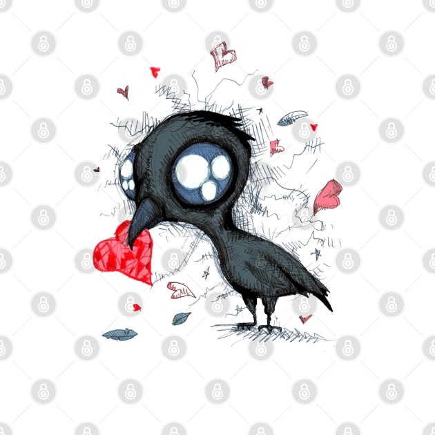 Baby Crow by LVBart