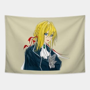 violet evergarden in novel art Tapestry