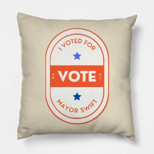 I voted for Mayor Swift Eras Tour Pillow