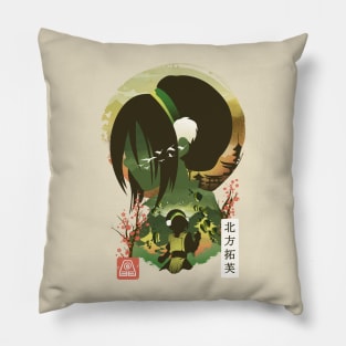 Ukiyo E Earthbender Pillow