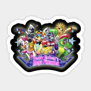fnaf 1 crew Sticker for Sale by scoobsmcdoobs