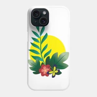 Flowers and the Sun Phone Case