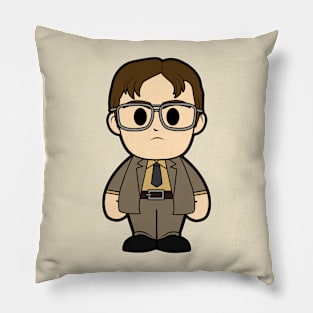 dwight schrute the office chibi Pillow