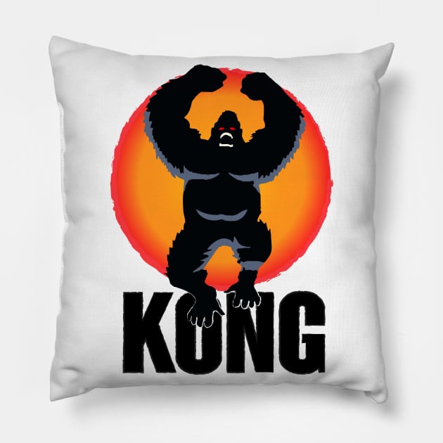 King Kong Pillow by BitemarkMedia