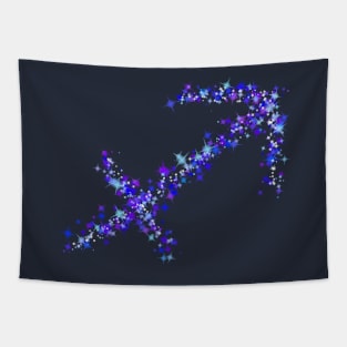 Sparkling Sagittarius Tapestry