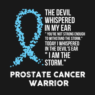 The Devil- Prostate cancer Awareness Support Ribbon T-Shirt