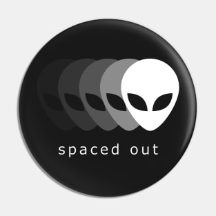 Spaced Out | Aesthetic Vaporwave Alien Pin