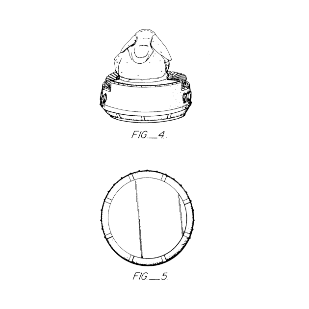 Toy Figure Vintage Patent Hand Drawing by TheYoungDesigns