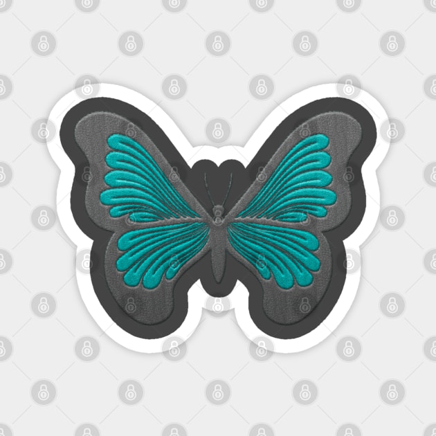 Cute Butterfly Magnet by aaallsmiles