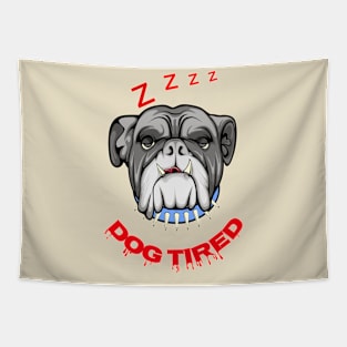 Dog Tired Tapestry