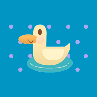 This duck is so happy in his tiny pond T-Shirt